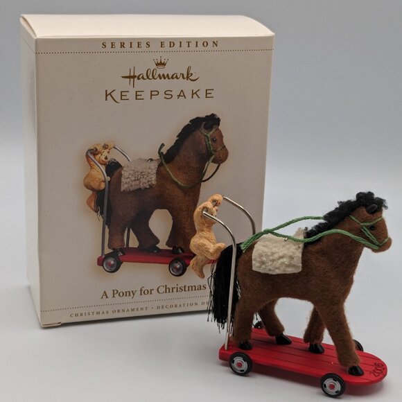 Hallmark Keepsake A Pony for Christmas 2006, 9th in A Pony for Christmas Series - Picture 2 of 12